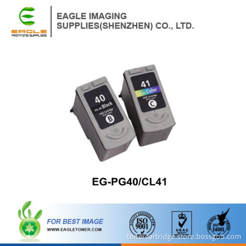 Remanufactured Ink Cartridge for Canon Pg40 Cl41